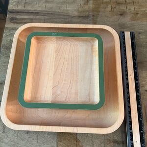 JK Adams for the uncommon collection Nut Candy 2 piece Tray wood